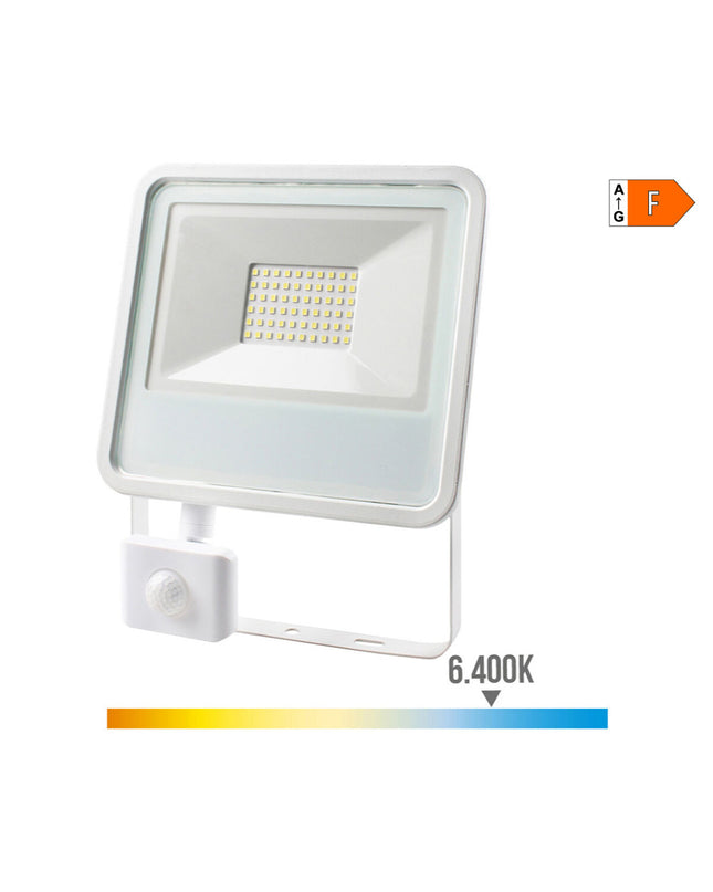EDM Bouwlamp EDM 70393 Wit outdoor garden light with 20W-50W and 3500 lumens, suitable for outdoor decoration.