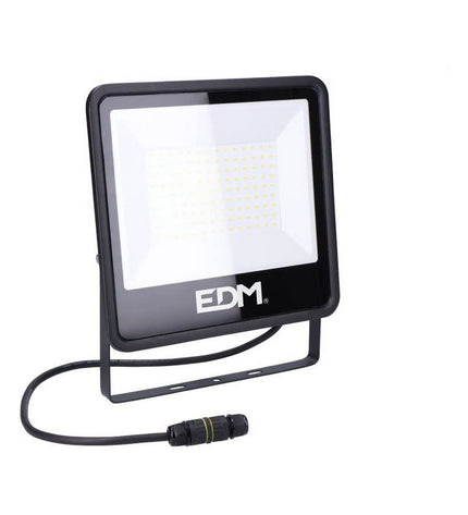 Black EDM Bouwlamp EDM 70404 Black Series outdoor garden light with 100W bulb, black finish, suitable for exterior decorative lighting.