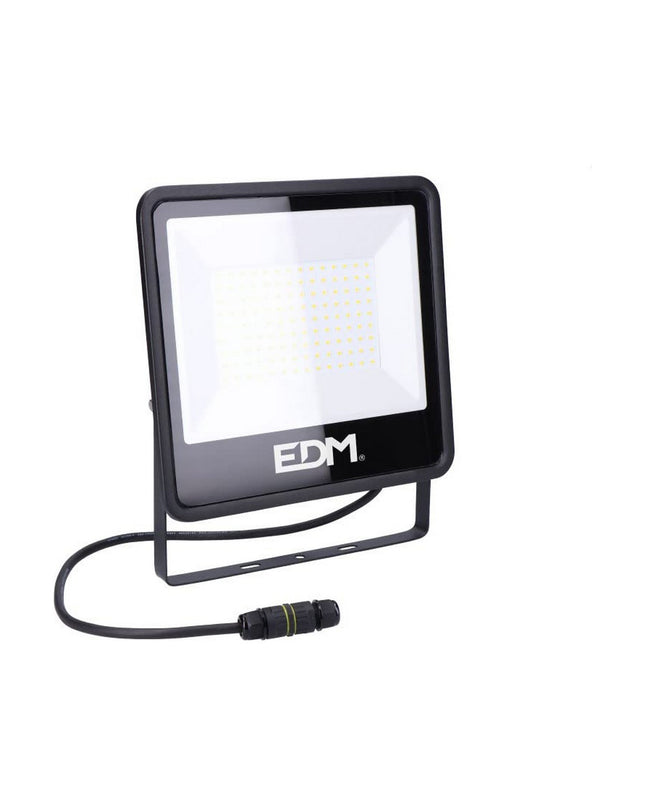 Black EDM Bouwlamp EDM 70404 Black Series outdoor garden light with 100W bulb, black finish, suitable for exterior decorative lighting.