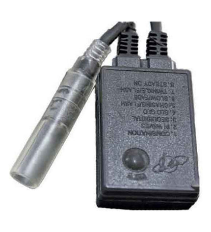 EDM Programmeur EDM 71461 in zwart, outdoor garden timer with 220-240V, 50m extension cord for outdoor decoration.