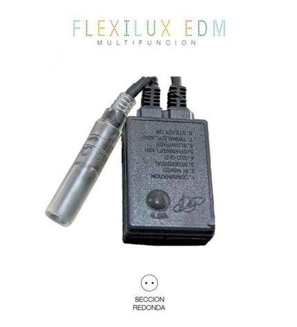 EDM Programmeur EDM 71909 Zwart outdoor garden timer with 45-meter cable, suitable for outdoor decoration and garden use