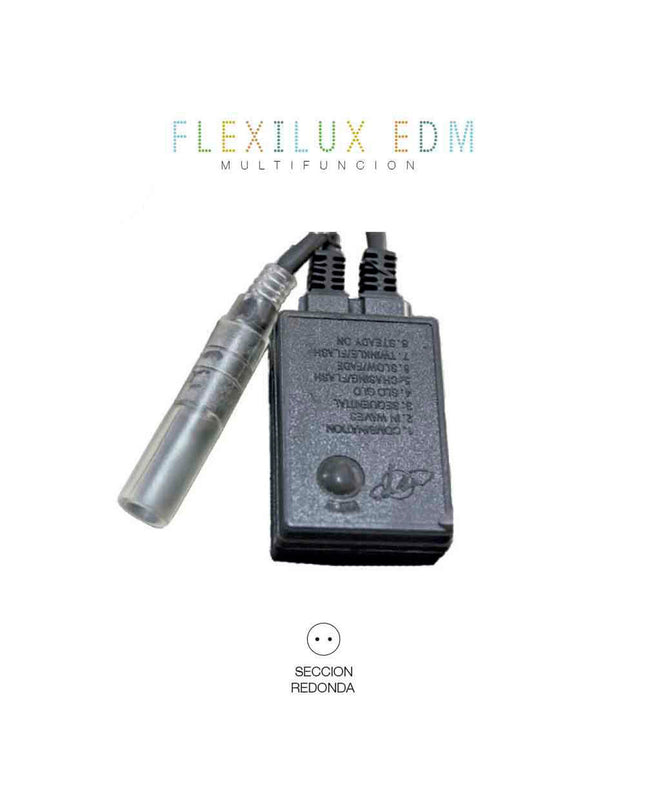 EDM Programmeur EDM 71909 Zwart outdoor garden timer with 45-meter cable, suitable for outdoor decoration and garden use