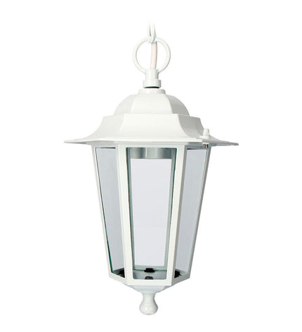 EDM Product Lykta EDM 73401 Zurich outdoor garden lantern in white, 60W E27, Ø 19.5 x 90.5 cm, decorative outdoor lighting.