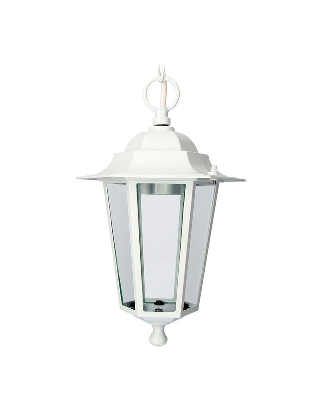 EDM Product Lykta EDM 73401 Zurich outdoor garden lantern in white, 60W E27, Ø 19.5 x 90.5 cm, decorative outdoor lighting.