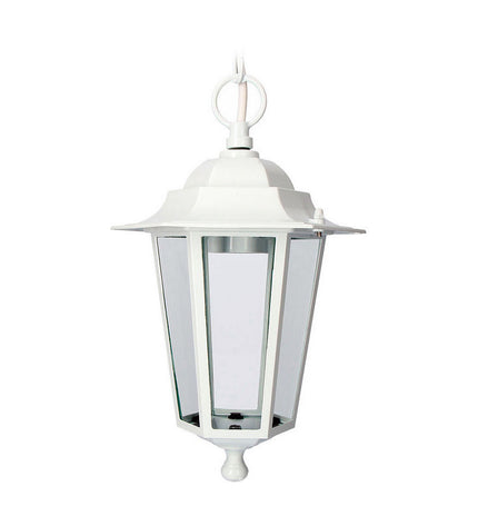 EDM Lykta EDM 73401 Zurich outdoor garden lantern in white, 60W E27 bulb, Ø19.5 x 90.5 cm, decorative outdoor lighting