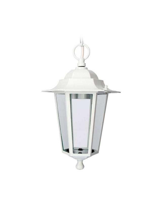 EDM Lykta EDM 73401 Zurich outdoor garden lantern in white, 60W E27 bulb, Ø19.5 x 90.5 cm, decorative outdoor lighting