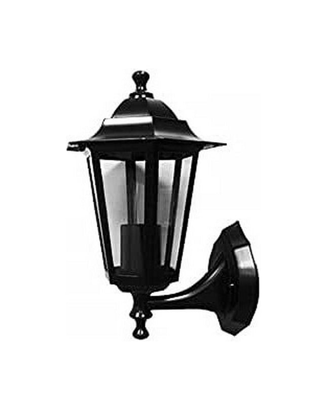 EDM Lykta EDM 73412 Zurich Zwart outdoor garden decoration lantern with 60W E27 bulb, black color, 19.5x21x32 cm size