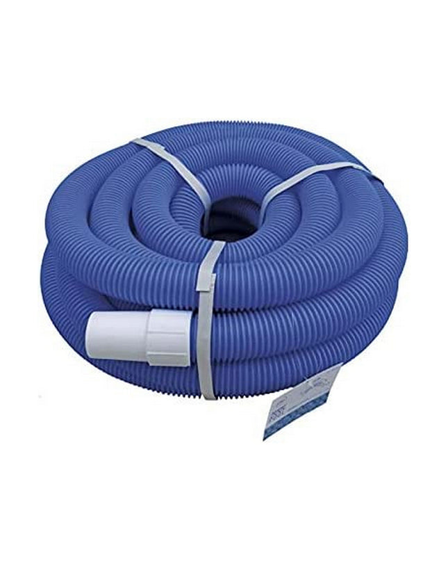 Blue EDM 81017 garden hose, 10 meters long with 38mm diameter, suitable for gardens, pools, and jacuzzis.