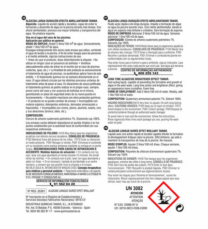 EDM Algenmiddel EDM 81703 for pools and jacuzzis, 5L container, garden and swimming pool maintenance product