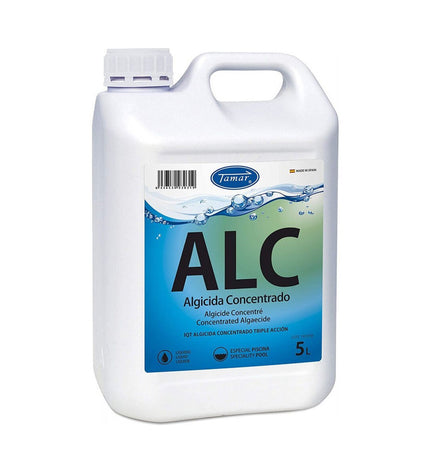 EDM Algenmiddel EDM 81715 5L container, garden, pool, jacuzzi algae treatment product, with label and cap visible