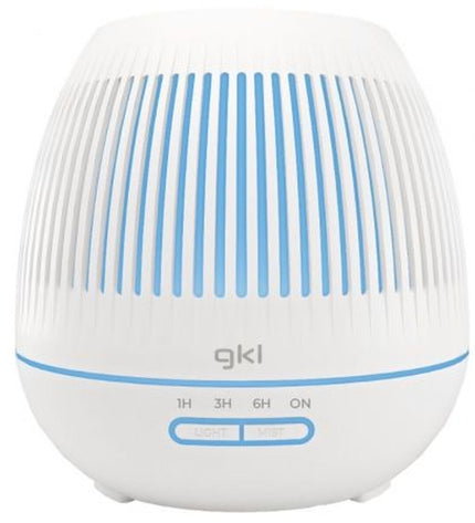 Portable GKL GKL ESN-400B air purifier for home and kitchen use, with cooling function, shown in a modern living space.
