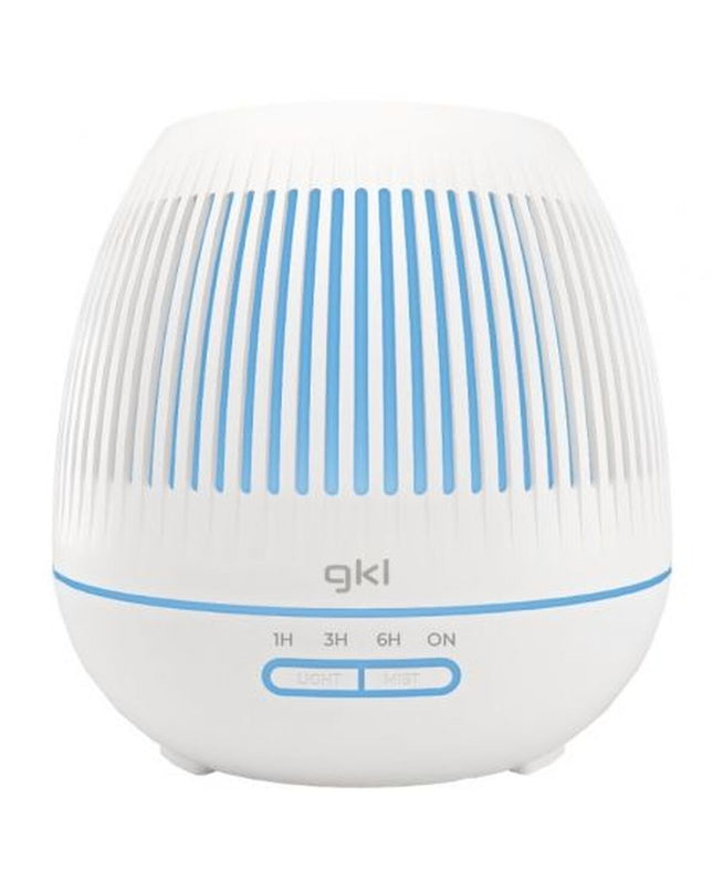 Portable GKL GKL ESN-400B air purifier for home and kitchen use, with cooling function, shown in a modern living space.