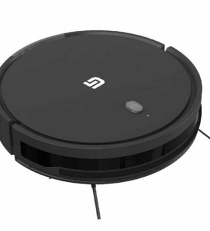 Grunkel I-DANCER robot stofzuiger with gyro navigation and 2400mAh battery for home cleaning on smooth floors.
