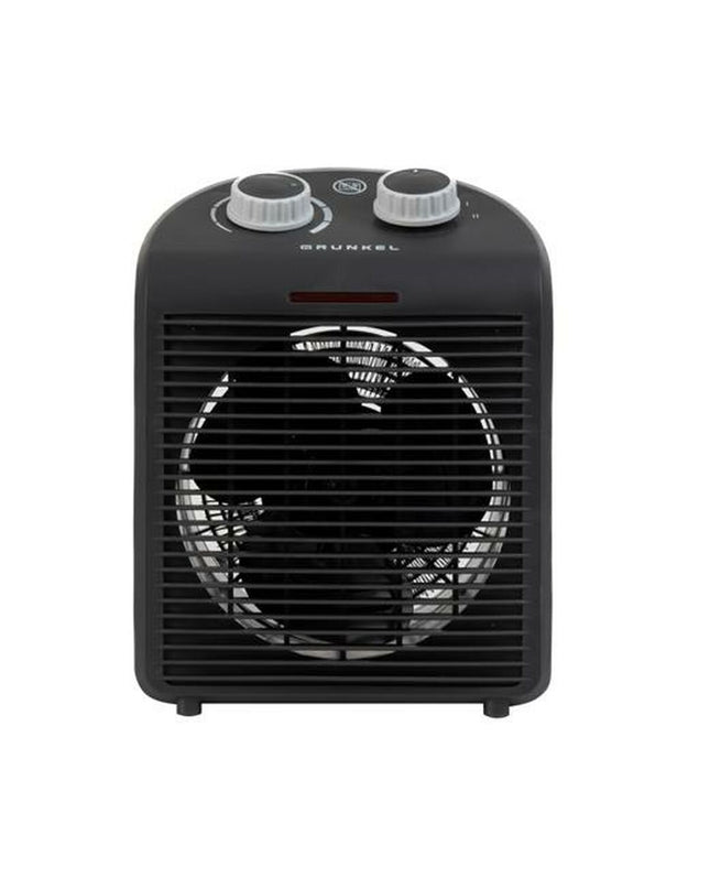 Black Grunkel portable air conditioner with 2000W power, suitable for home and cooking spaces, compact and easy to move.