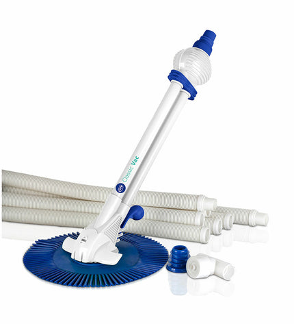 Gre Classic Vac automatic pool cleaner for gardens, swimming pools, and Jacuzzis, with a compact design and durable build.