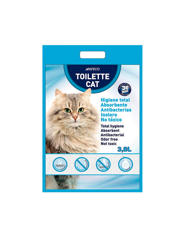Nayeco silicone cat toy with pearl design, durable pet product for cats, in blue color with textured surface.