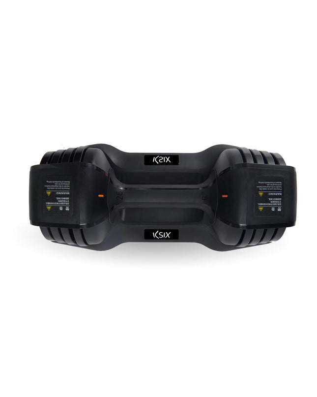 KSIX Q235 black 11kg dumbbells for fitness and outdoor exercise, featuring sturdy handles and a sleek black finish.