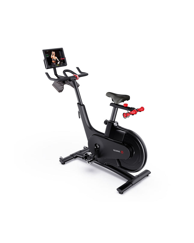 Refurbished Yesoul V1 stationary bike with Bluetooth 5.0, designed for indoor fitness and outdoor exercise.