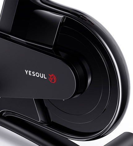 Refurbished Yesoul V1 stationary bike with Bluetooth 5.0 for indoor fitness and outdoor training, sleek design and adjustable seat.