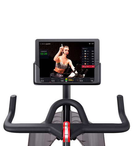 Refurbished Yesoul V1 stationary exercise bike with Bluetooth 5.0 for fitness and outdoor training, shown with adjustable seat and handlebars.