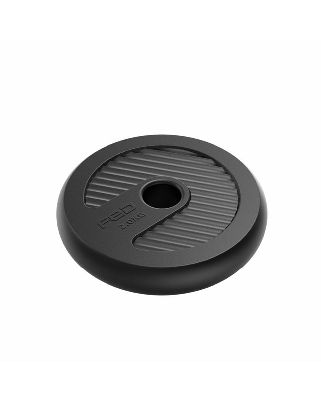 Xiaomi FED weightlifting disc for fitness, featuring a durable metal design with weight markings, ideal for outdoor strength training.