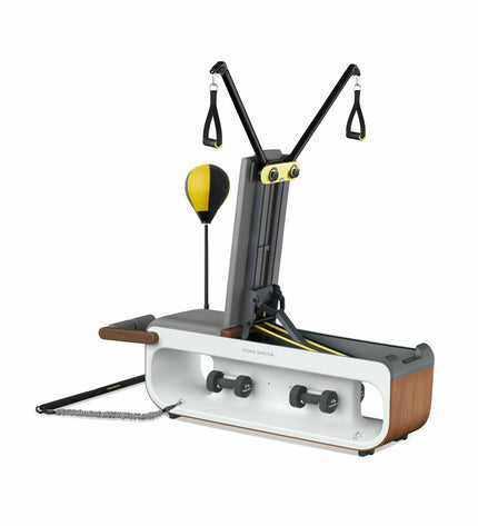 Xiaomi FBB1C multifunctional fitness device for bodybuilding and outdoor sports, with various adjustable components and digital display.