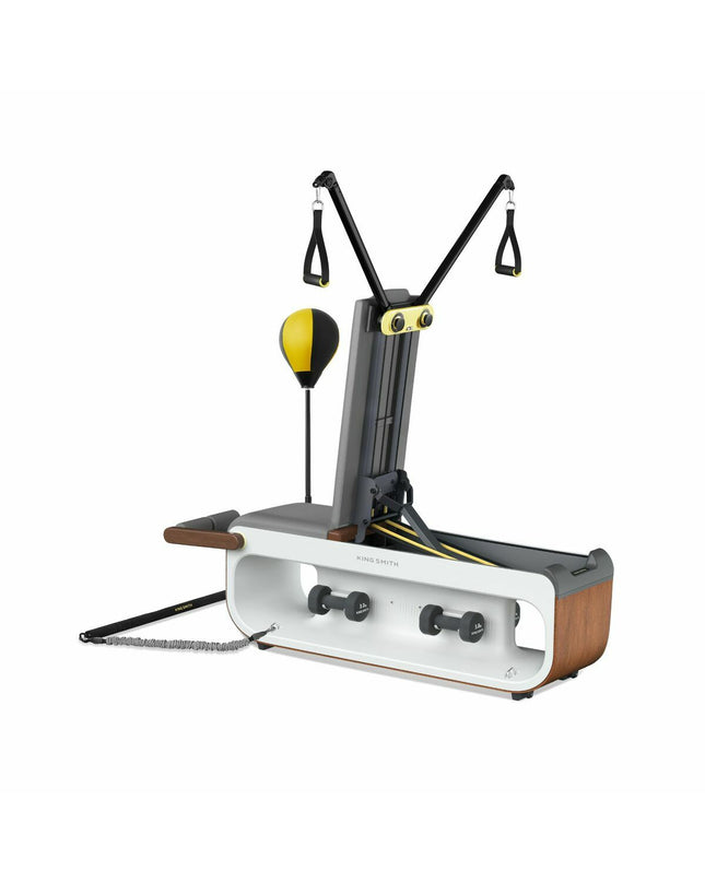 Xiaomi FBB1C multifunctional fitness device for bodybuilding and outdoor sports, with various adjustable components and digital display.
