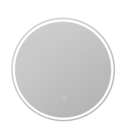 KSIX Oasis E bathroom mirror with LED lighting, 36W, 1000 lumens, sleek design for modern bathrooms.