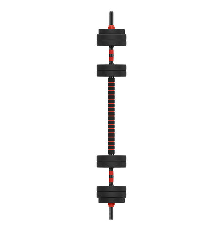 KSIX 10 kg dumbbells for fitness and outdoor workouts, sturdy black weights with textured grips for strength training.