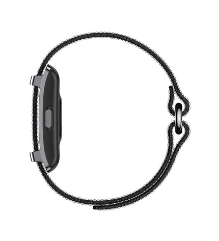 KSIX Vitalis black activity armband with 175mAh battery, designed for sports and outdoor electronic devices.