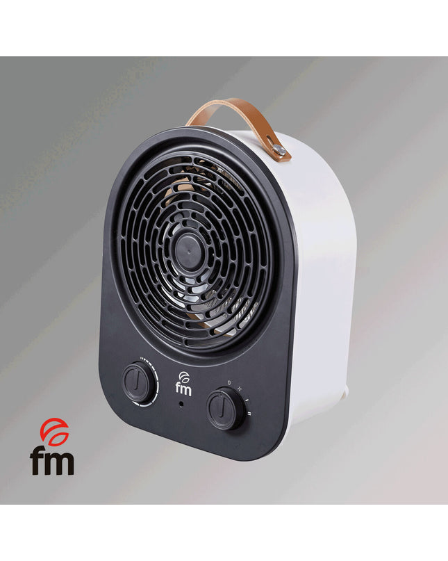 Grupo FM TH-22 heating and cooling unit in white and black, 2000W portable air conditioner for home use
