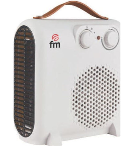 Grupo FM DUAL2000 Wit portable air conditioner with 2000W power, suitable for home heating and cooling, shown in the image.