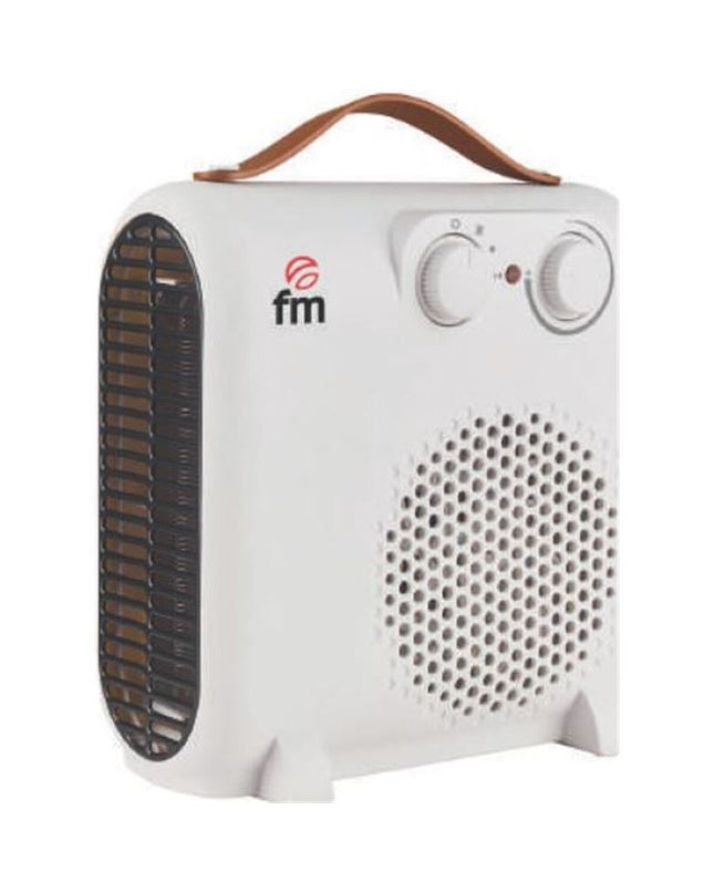 Grupo FM DUAL2000 Wit portable air conditioner with 2000W power, suitable for home heating and cooling, shown in the image.