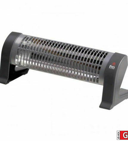 Grupo FM electric heater 600-1200W for home use, portable air conditioning unit with control panel and ventilation features.