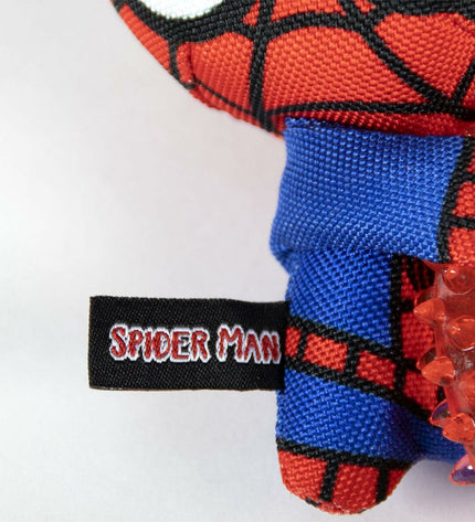 Red Spider-Man dog chew toys, 4-pack, durable rubber, 7x12.5x18.5 cm, ideal for dogs to chew and play.