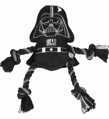 Star Wars dog toys set with four black animal-shaped plush toys, measuring 5x13x26 cm, for dogs to chew and play.