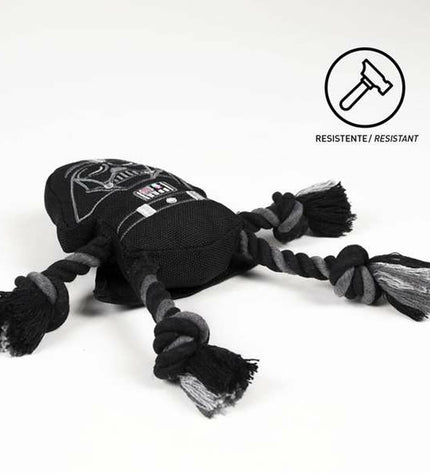 Set of four Star Wars black dog toys, 5x13x26 cm, featuring Star Wars themed design, made for dogs to play and chew.