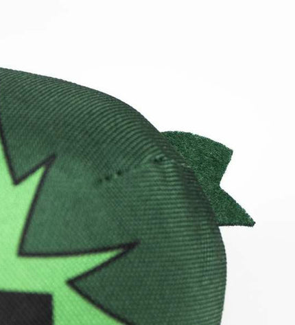 Four green Avengers dog toys, 8x13x26 cm, made for dogs, featuring superhero-themed designs with durable material.