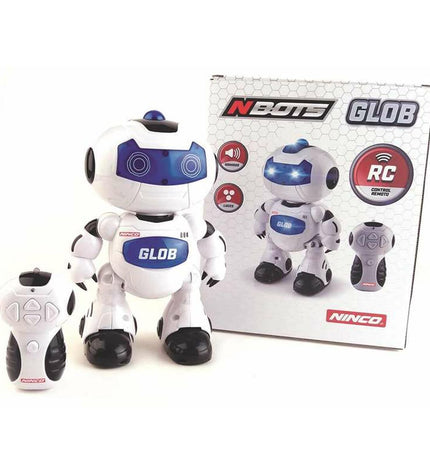 Chicos Robot Glob electronic toy, colorful globe with robot design, measuring 24x17 cm, suitable for kids' educational play.