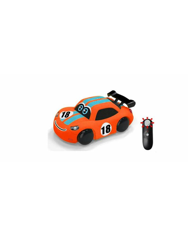 Ninco Zippy Racing remote control police car toy on a track, detailed with police markings and a sleek design.
