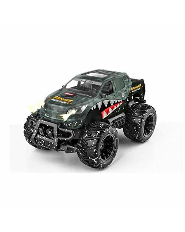 Ninco Ranger Monster police toy car on remote control, measuring 30x19x16 cm, designed for children’s play and vehicle fun.