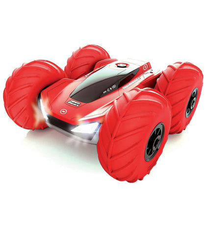Ninco Aquabound remote control police car with LED lights, 360º rotation, reversible and foldable design, toy vehicle for kids.