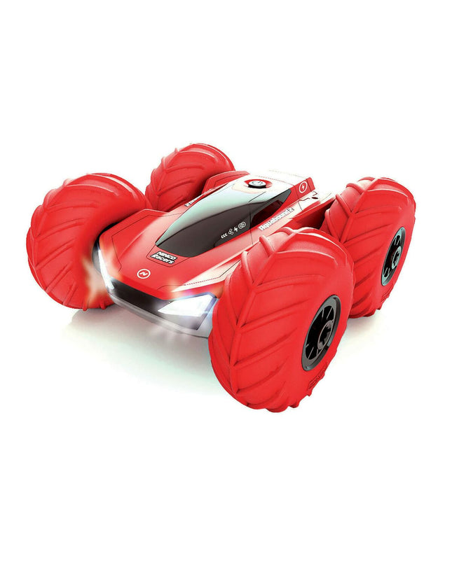 Ninco Aquabound remote control police car with LED lights, 360º rotation, reversible and foldable design, toy vehicle for kids.