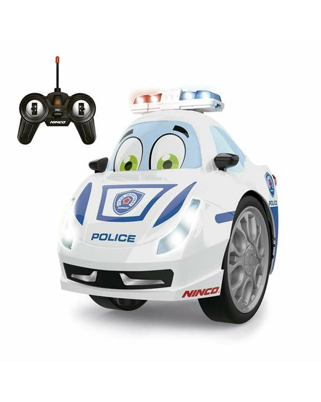 Ninco police remote control toy car, 13x11x10 cm, police-themed vehicle for children, detailed police design, suitable for play.