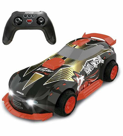 Ninco Drifter remote control police car toy on a track, detailed blue and black design, perfect for kids' racing games.