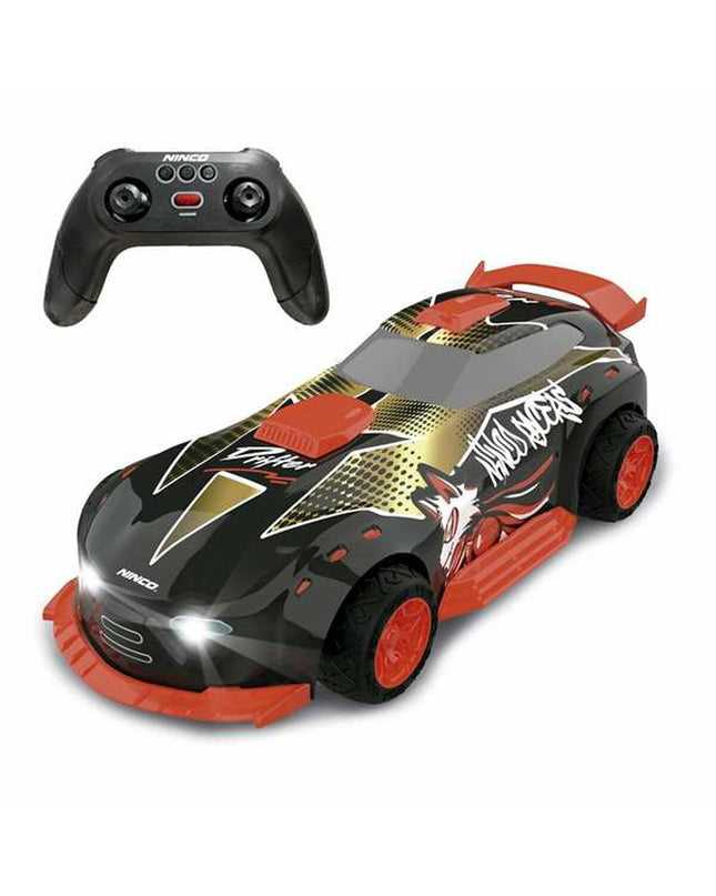 Ninco Drifter remote control police car toy on a track, detailed blue and black design, perfect for kids' racing games.