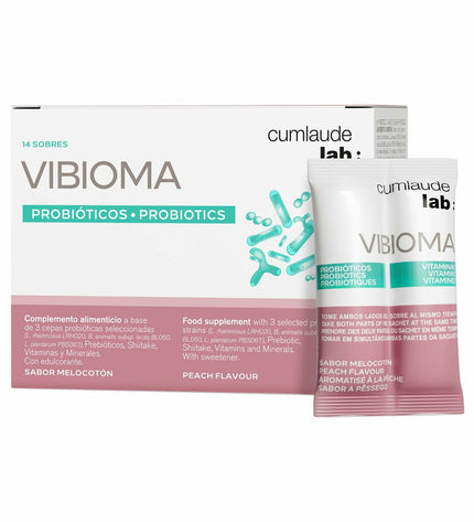 Cumlaude Lab VIBIOMA dietary supplement box with 14 capsules, health and personal care vitamin and mineral supplement.