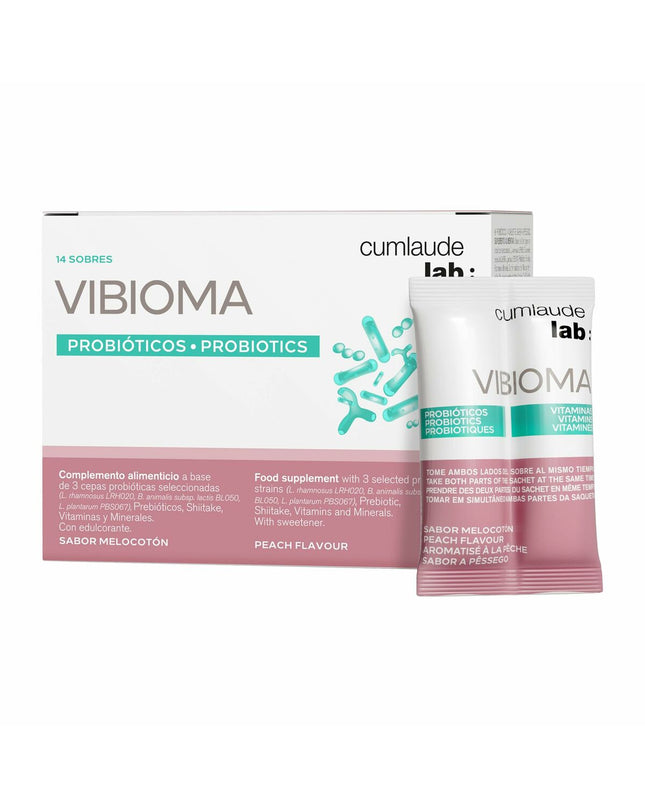 Cumlaude Lab VIBIOMA dietary supplement box with 14 capsules, health and personal care vitamin and mineral supplement.