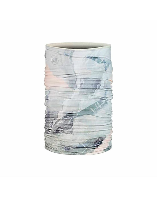 Buff Nekwarmer Trail Buff Snout in Ecru multicolour, outdoor sports and hiking neck warmer, lightweight and versatile for outdoor activities.