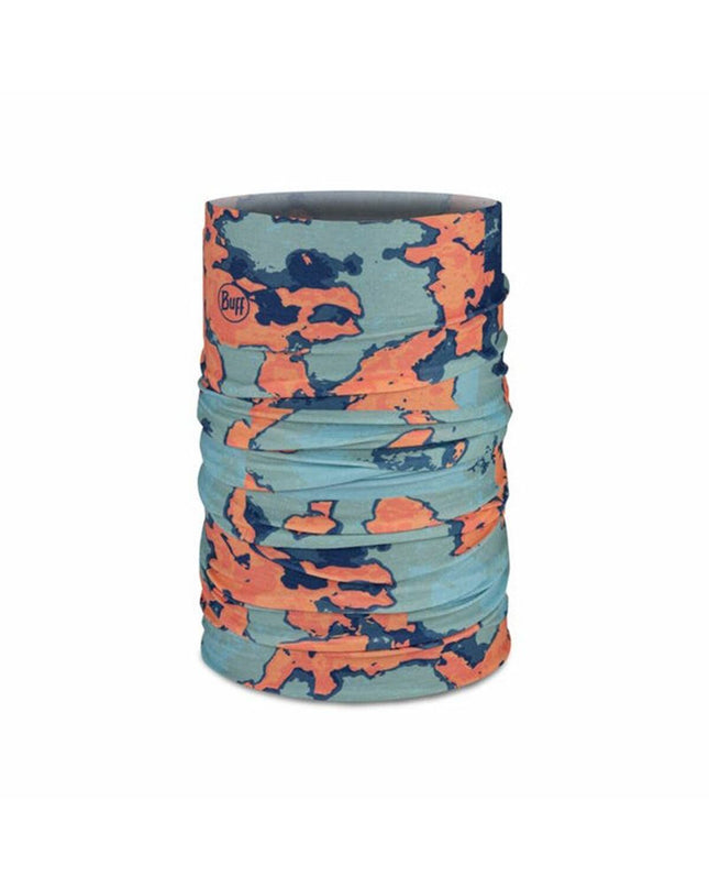 Buff Nekwarmer Buff Original Ecostretch in Opaline Koraal, lightweight outdoor neck warmer for camping and hiking activities.